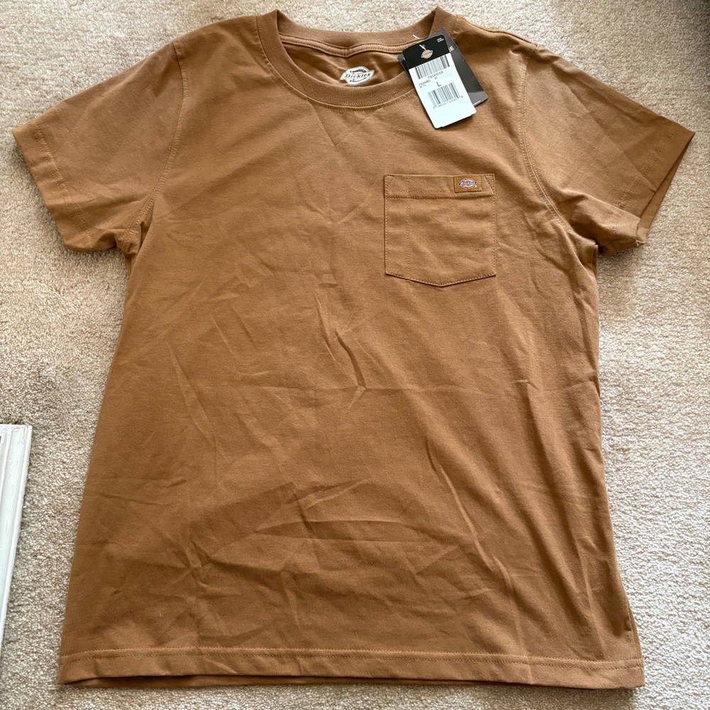 Dickies Women’s Tan Short Sleeve Tee